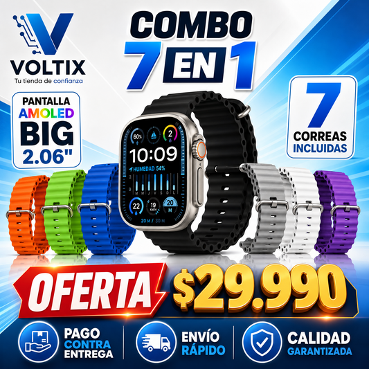 RELOJ INTELIGENTE ULTRA 7 EN 1
